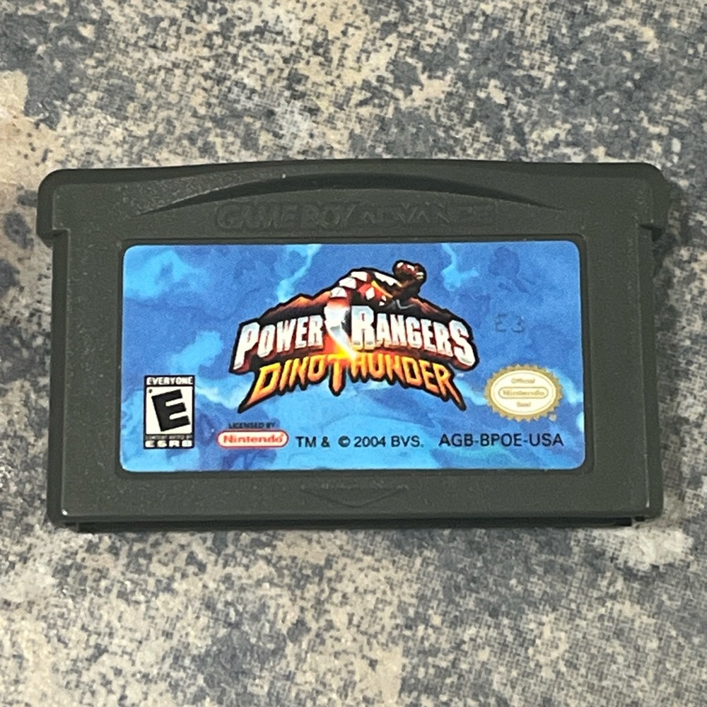 5 for $60 power rangers Dino thunder gameboy advance loose cartridge